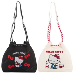 Sanrio 三麗鷗 Hello Kitty 尼龍兩用肩背包 (坐姿款)