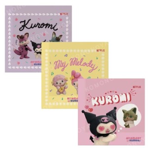 Sanrio 三麗鷗 方形便條本 (Netflix原創動畫 My Melody & Kuromi)