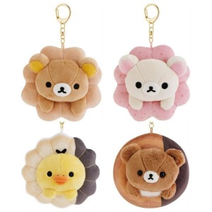 San-X  拉拉熊 x mister donut 絨毛玩偶吊飾 (甜甜圈款)