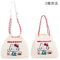 Sanrio 三麗鷗 Hello Kitty 尼龍兩用肩背包 (坐姿款)_1