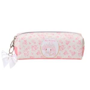 Sanrio 三麗鷗 皮質方形拉鍊筆袋 (淡雪午茶時光)