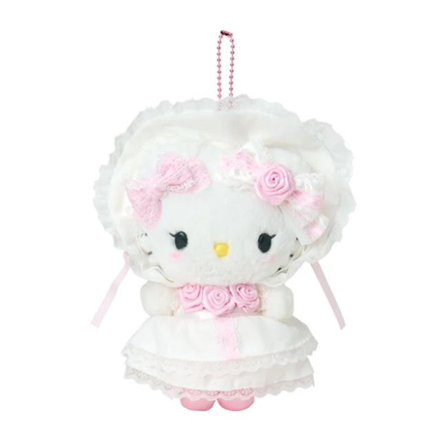 ▲預購特價【限購】Sanrio 三麗鷗 Hello Kitty 絨毛玩偶吊飾 (蕾絲嫁紗)