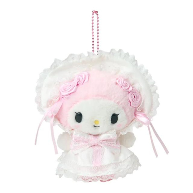 ▲預購特價【限購】Sanrio 三麗鷗 美樂蒂 絨毛玩偶吊飾 (蕾絲嫁紗)