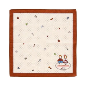 Sanrio 三麗鷗 Eddy & Emmy 棉質手帕 40x40cm (復古雙人組)