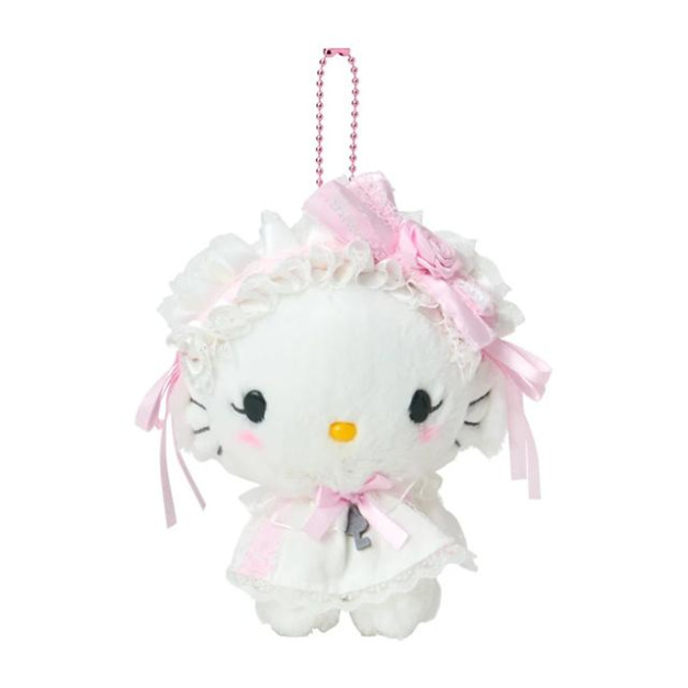 ▲預購特價【限購】Sanrio 三麗鷗 Charmmy Kitty 絨毛玩偶吊飾 (蕾絲嫁紗)