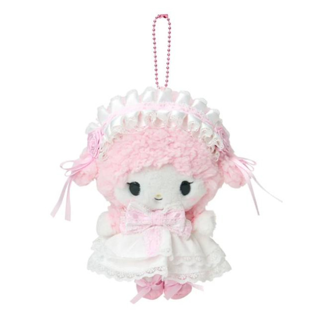 ▲預購特價【限購】Sanrio 三麗鷗 Piano 絨毛玩偶吊飾 (蕾絲嫁紗)