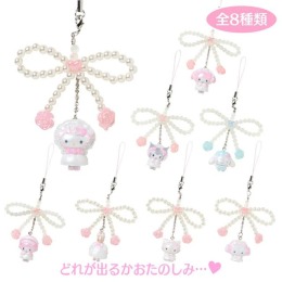 ▲預購特價【限購】Sanrio 三麗鷗 造型手機吊飾 全套盲盒8入組 (蕾絲嫁紗)
