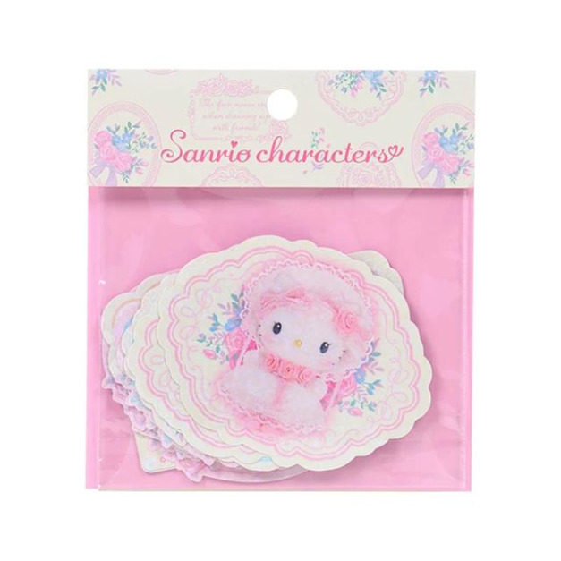 ▲預購特價【限購】Sanrio 三麗鷗 造型貼紙組 18枚入 (蕾絲嫁紗)