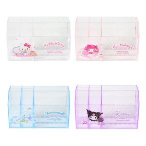 Sanrio 三麗鷗 壓克力透明化妝品收納盒 (居家款) Kitty 美樂蒂 大耳狗 酷洛米