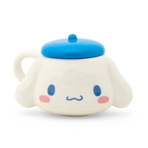 ▲特價【限購】Sanrio 三麗鷗 大耳狗 大臉造型陶瓷馬克杯附蓋 300ml (熊熊貝雷帽)