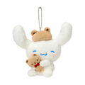 ▲特價【限購】Sanrio 三麗鷗 大耳狗 絨毛玩偶吊飾 (熊熊貝雷帽)_3