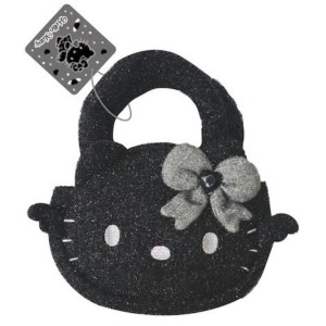 ▲特價【限購】Sanrio 三麗鷗 Hello Kitty 迷你造型提袋 (灰階黑天使系列)