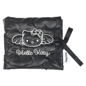 ▲特價【限購】Sanrio 三麗鷗 Hello Kitty 皮質卡片冊 (黑 灰階黑天使系列)