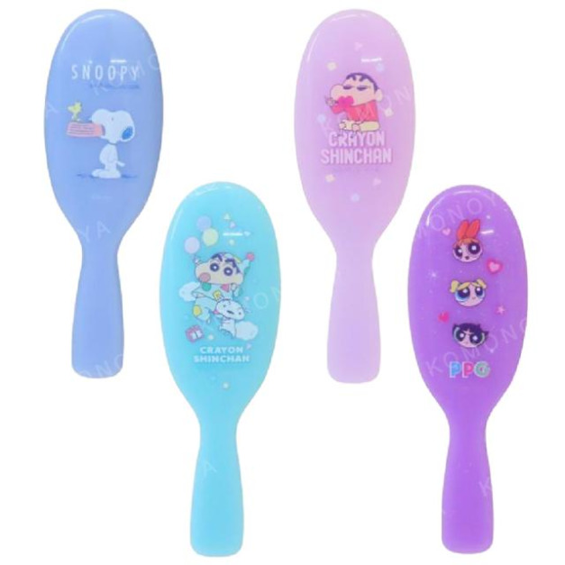 蠟筆小新 飛天小女警 史努比 手握圓梳