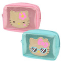 Sanrio 三麗鷗 Hello Kitty 網紗化妝包 (千禧Y2K)