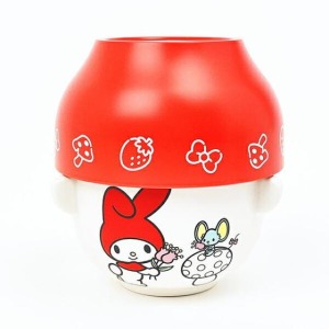 Sanrio 三麗鷗 美樂蒂 陶瓷湯碗組 200ml (紅白蘑菇款)