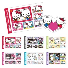 Sanrio 三麗鷗 貼紙2入組 (好友拍貼款) Kitty 美樂蒂 酷洛米 大耳狗