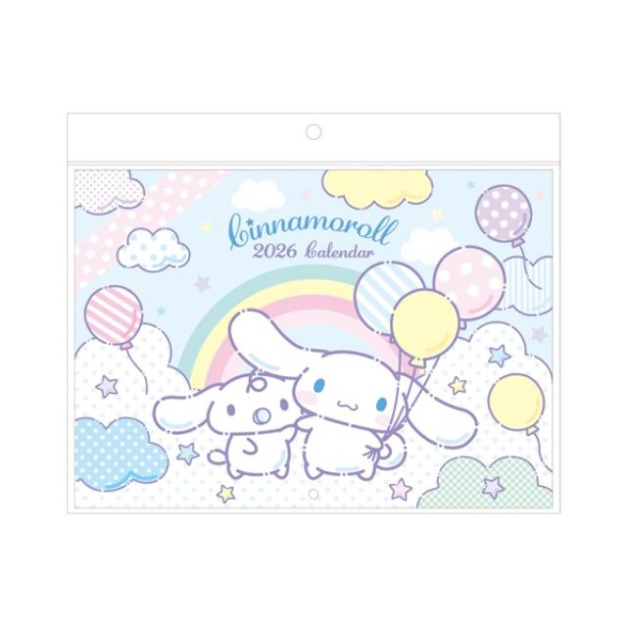 Sanrio 三麗鷗 大耳狗 2026 B5橫式壁掛曆(銅板小物)