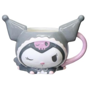 Sanrio 三麗鷗 酷洛米 陶瓷造型馬克杯 350ml (蕾絲帽款)