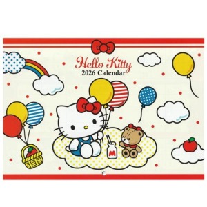 Sanrio 三麗鷗 Hello Kitty 2026 B5橫式壁掛曆(銅板小物)