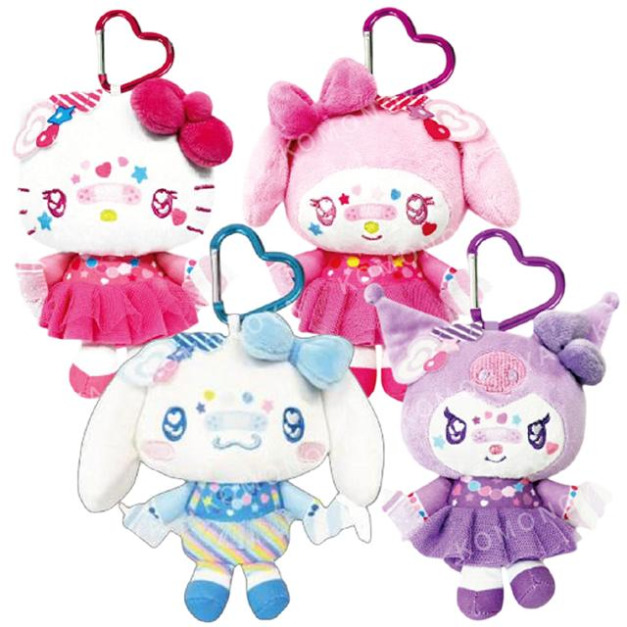 Sanrio 三麗鷗 絨毛玩偶零錢包吊飾 (Y2K裝扮款) Kitty 美樂蒂 大耳狗 酷洛米