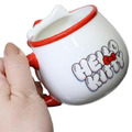 Sanrio 三麗鷗 Hello Kitty 陶瓷造型馬克杯 350ml (蝴蝶結款)_1
