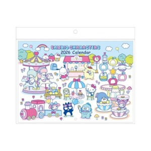 Sanrio 三麗鷗大集合 2026 B5橫式壁掛曆(銅板小物)