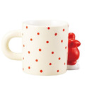 Sanrio 三麗鷗 美樂蒂 陶瓷造型馬克杯 300ml (白紅點點款)_2