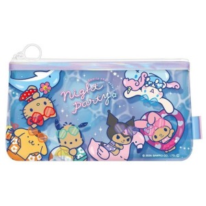 Sanrio 三麗鷗 PVC扁平拉鍊筆袋 (夏威夷戲水款)