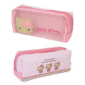 Sanrio 三麗鷗 Hello Kitty 網紗方形雙拉鍊筆袋 (千禧Y2K)_1