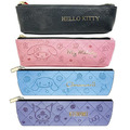 Sanrio 三麗鷗 皮質壓花拉鍊筆袋 (姓名款) Kitty 美樂蒂 大耳狗 酷洛米