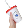 Sanrio 三麗鷗 塑膠吸管杯 450ml (全身款) Kitty 酷洛米 大耳狗 蠟筆小新_6