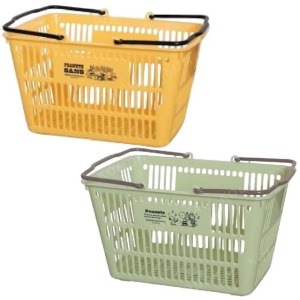 史努比 手提購物籃 M (黃/綠款)