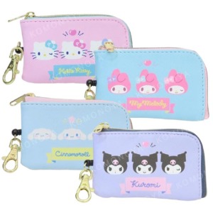 Sanrio 三麗鷗 皮質伸縮鑰匙包 (好友款) Kitty 美樂蒂 大耳狗 酷洛米