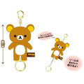 San-X 拉拉熊 絨毛玩偶伸縮鑰匙圈吊飾 (站姿款) 拉拉熊 牛奶熊 小黃雞_4