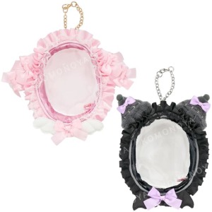 Sanrio 三麗鷗 x 粧美堂 造型窗口玩偶收納包 (緞帶 天使與惡魔) 美樂蒂 酷洛米