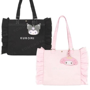 Sanrio 三麗鷗 x 粧美堂 荷葉邊透明肩背包 (緞帶 天使與惡魔) 美樂蒂 酷洛米