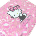 Sanrio 三麗鷗 Hello Kitty 閃亮方形扁平袋 (粉豹紋款)_3