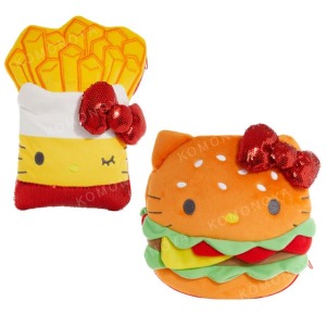 Sanrio 三麗鷗 Hello Kitty 絨毛造型化妝包 (速食餐廳系列)