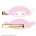 Sanrio 三麗鷗 x 粧美堂 壓克力造型髮夾2入組 (緞帶 天使與惡魔) 美樂蒂 酷洛米_2