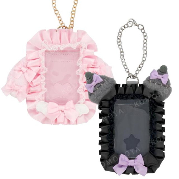Sanrio 三麗鷗 x 粧美堂 造型拍立得小卡收納套吊飾 (緞帶 天使與惡魔) 美樂蒂 酷洛米