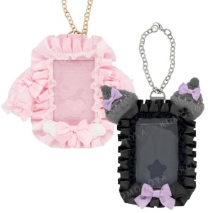 Sanrio 三麗鷗 x 粧美堂 造型拍立得小卡收納套吊飾 (緞帶 天使與惡魔) 美樂蒂 酷洛米