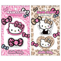 Sanrio 三麗鷗 Hello Kitty 壓克力造型髮夾2入組 (豹紋款)