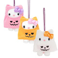 Sanrio 三麗鷗 Hello Kitty 絨毛玩偶吊飾 (幽靈 萬聖節系列)