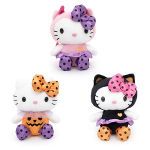 Sanrio 三麗鷗 Hello Kitty 絨毛玩偶娃娃 (點點 萬聖節系列)