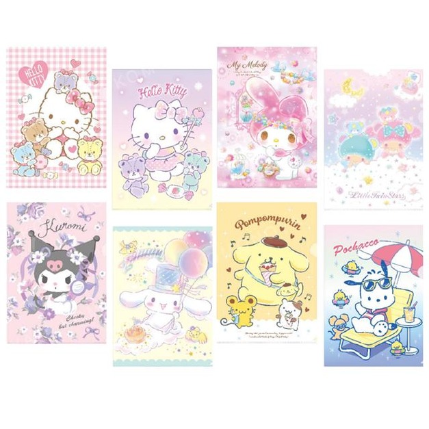 Sanrio 三麗鷗 A4 L型資料夾 Kitty 美樂蒂 雙子星 布丁狗