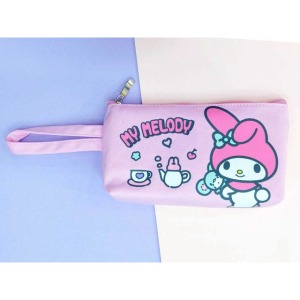 Sanrio 三麗鷗 手提帆布拉鍊筆袋 美樂蒂 帕恰狗