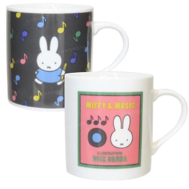 米飛兔 陶瓷馬克杯 (MIFFY＆MUSIC)