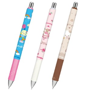 Sanrio 三麗鷗 Pentel EnerGel 原子筆 0.5mm 黑 花小兔 小麥粉 兔媽媽