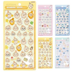 Chiikawa 吉伊卡哇 PVC水晶泡泡貼紙組 (動作款) 吉伊 小八 兔兔